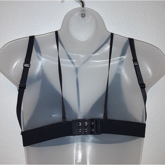 Youmita Medium Black Mesh Bralette and G String NWT - Picture 2 of 9